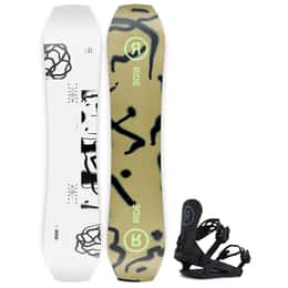 Ride Women's TWINPIG Snowboard + CL-4 Snowboard Bindings Package '24