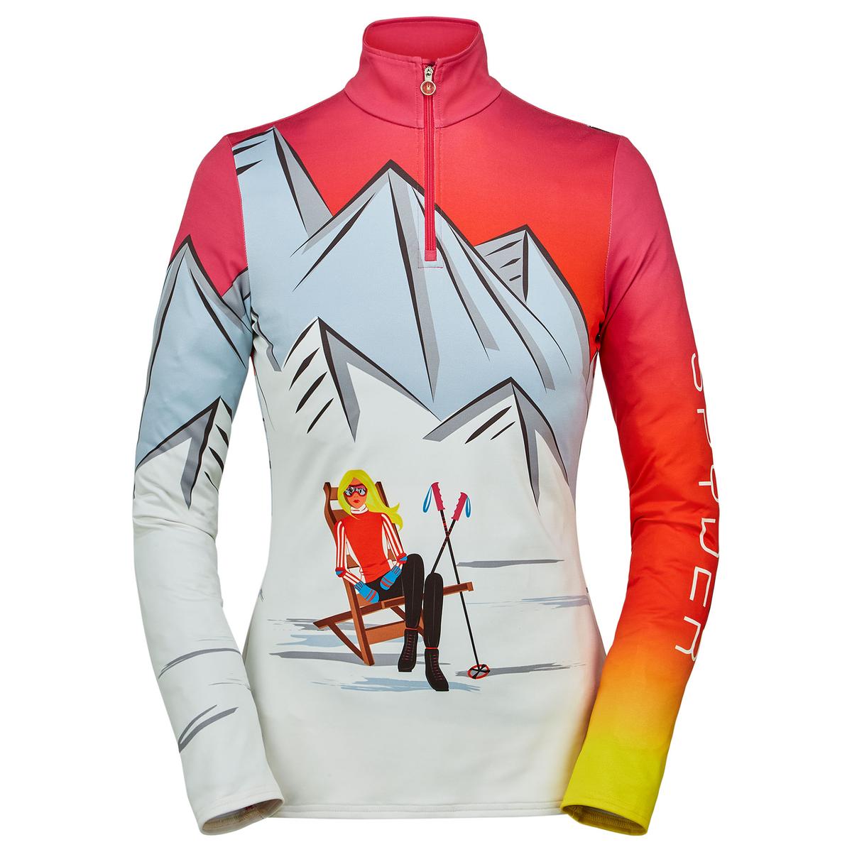 Spyder Women's Sunset Zip Turtleneck Sun & Ski Sports