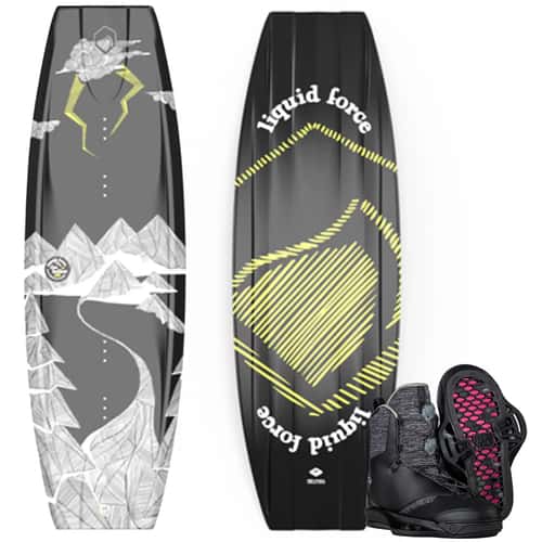 Liquid Force Bullox Wakeboard Package with TAO 6X 12-13 Bindings 24 alt image view 1