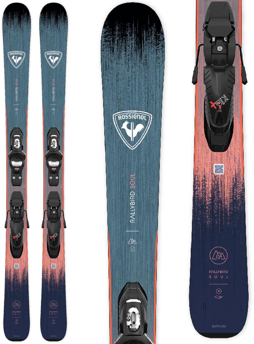 Rossignol Kids' Rallybird Skis w/ JR 4.5 Bindings '26