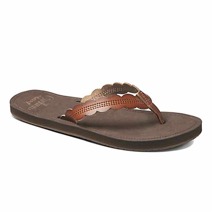 reef leather flip flops