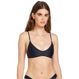 Volcom Women's Simply Solid Crop Bikini Top