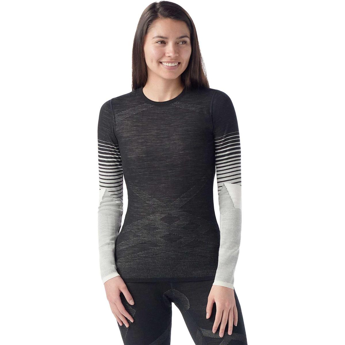 Smartwool Women's Intraknit Thermal Merino Pattern Crew Base Layer