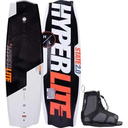 Hyperlite Kids' State 2.0 Wakeboard with Remix Bindings Package '24