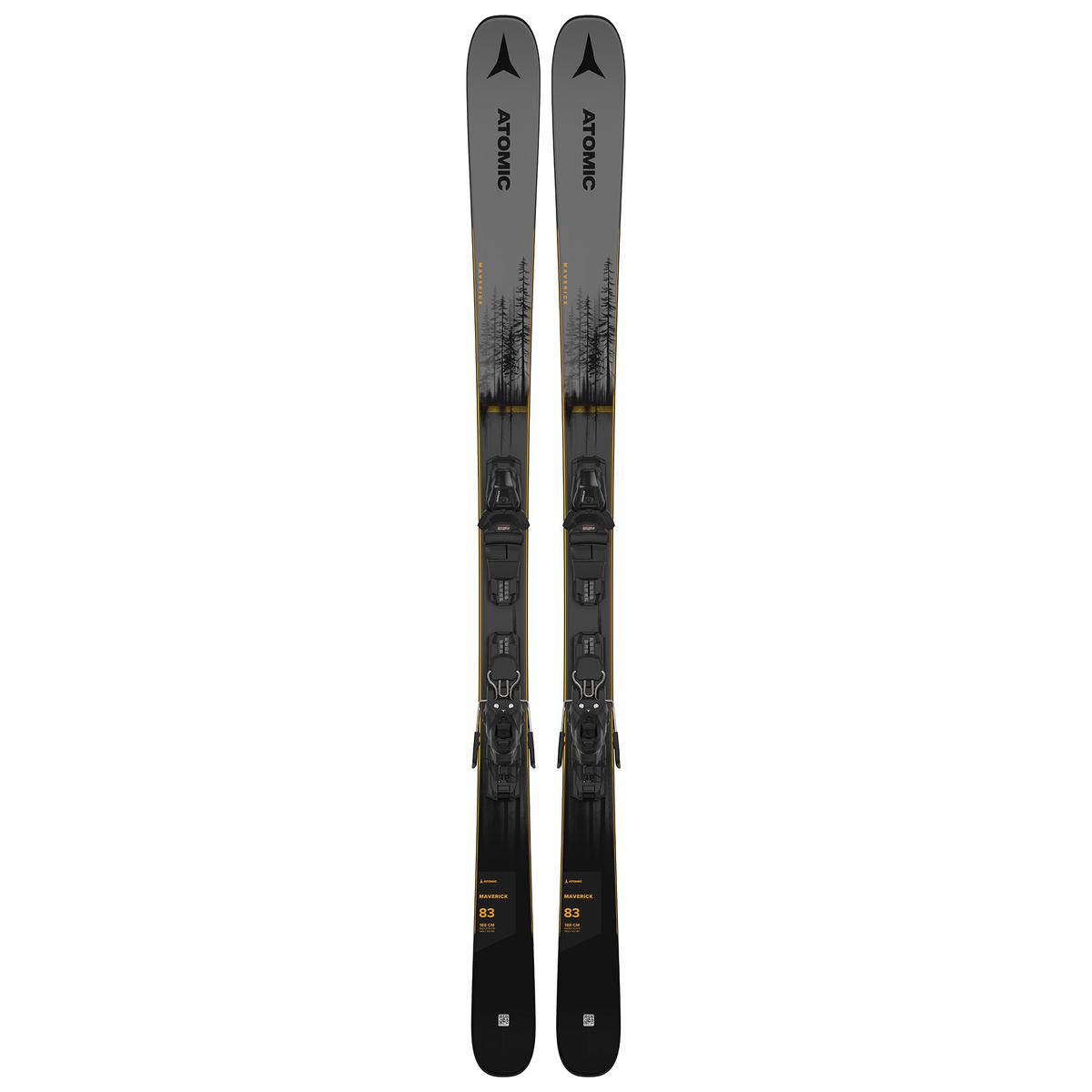 Atomic Mens Maverick 83 R Skis with M10 GripWalk® Bindings 23 Sun