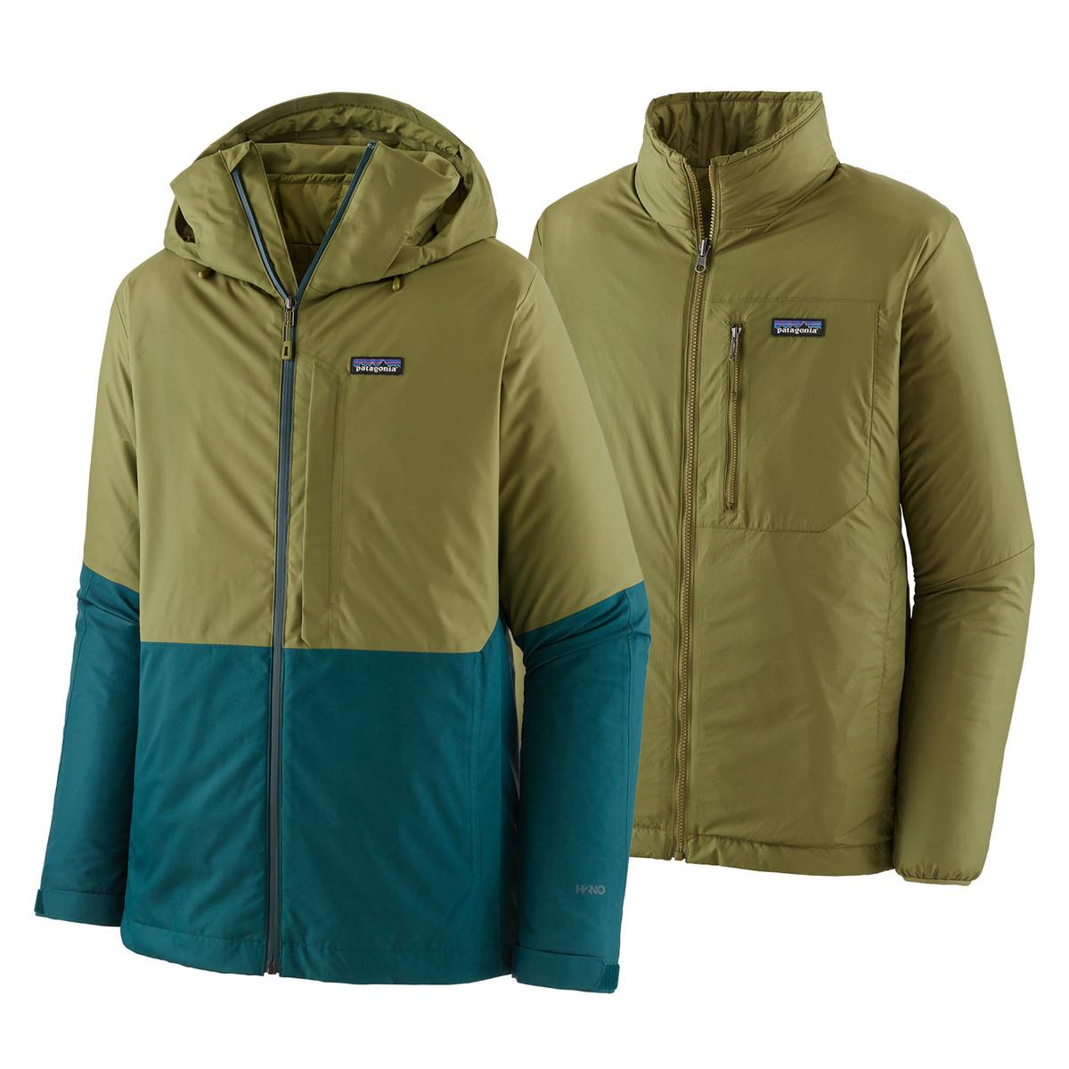 Patagonia snowshot outlet jacket micro green