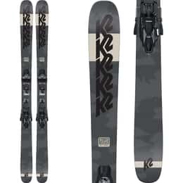 K2 Men's Reckoner 92 Skis with Marker M2 10 Quickclick Flat Bindings '24