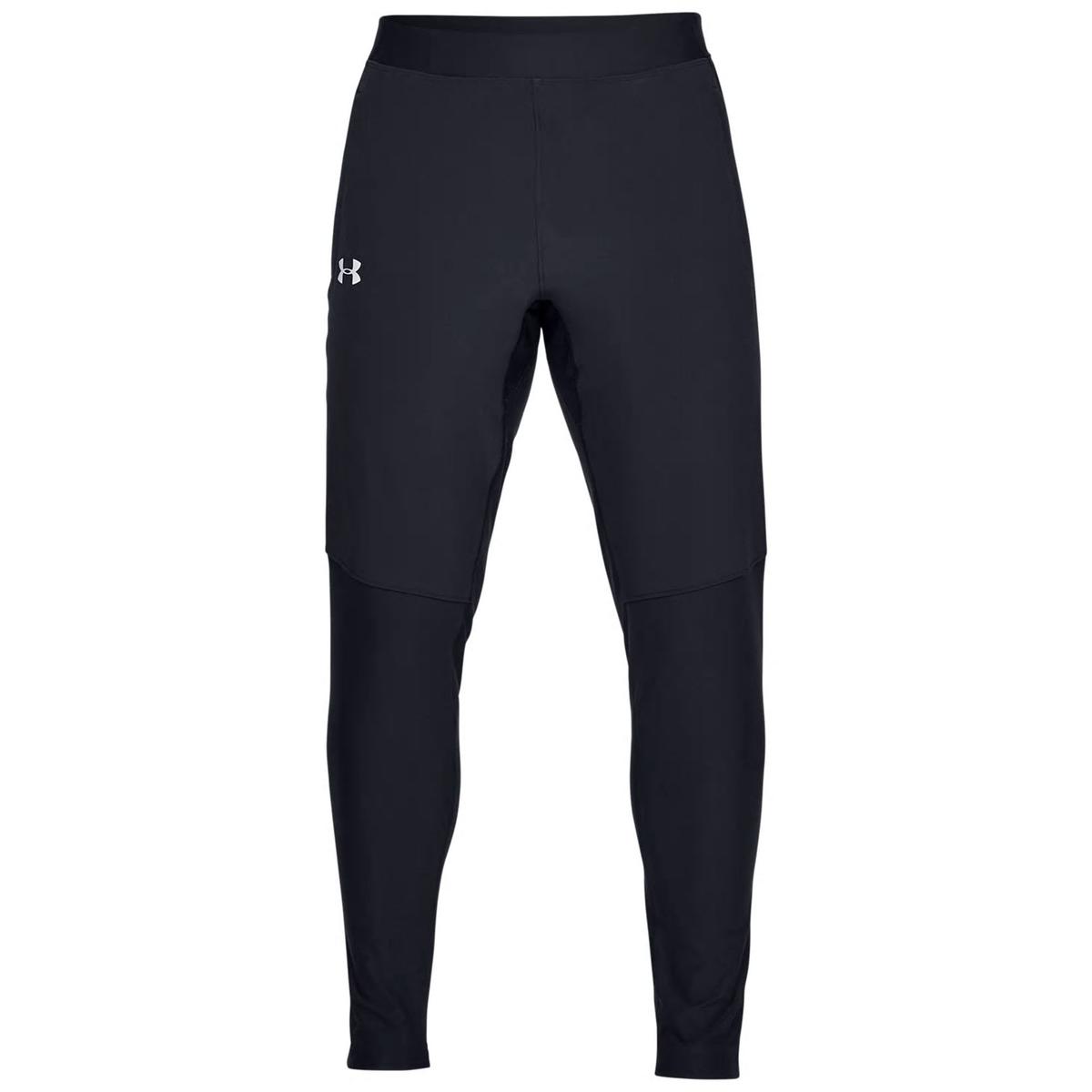 under armour track pants black