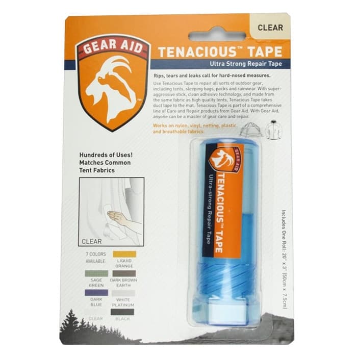 Gear Aid Tenacious Tape for Fabric Repair, White Platinum