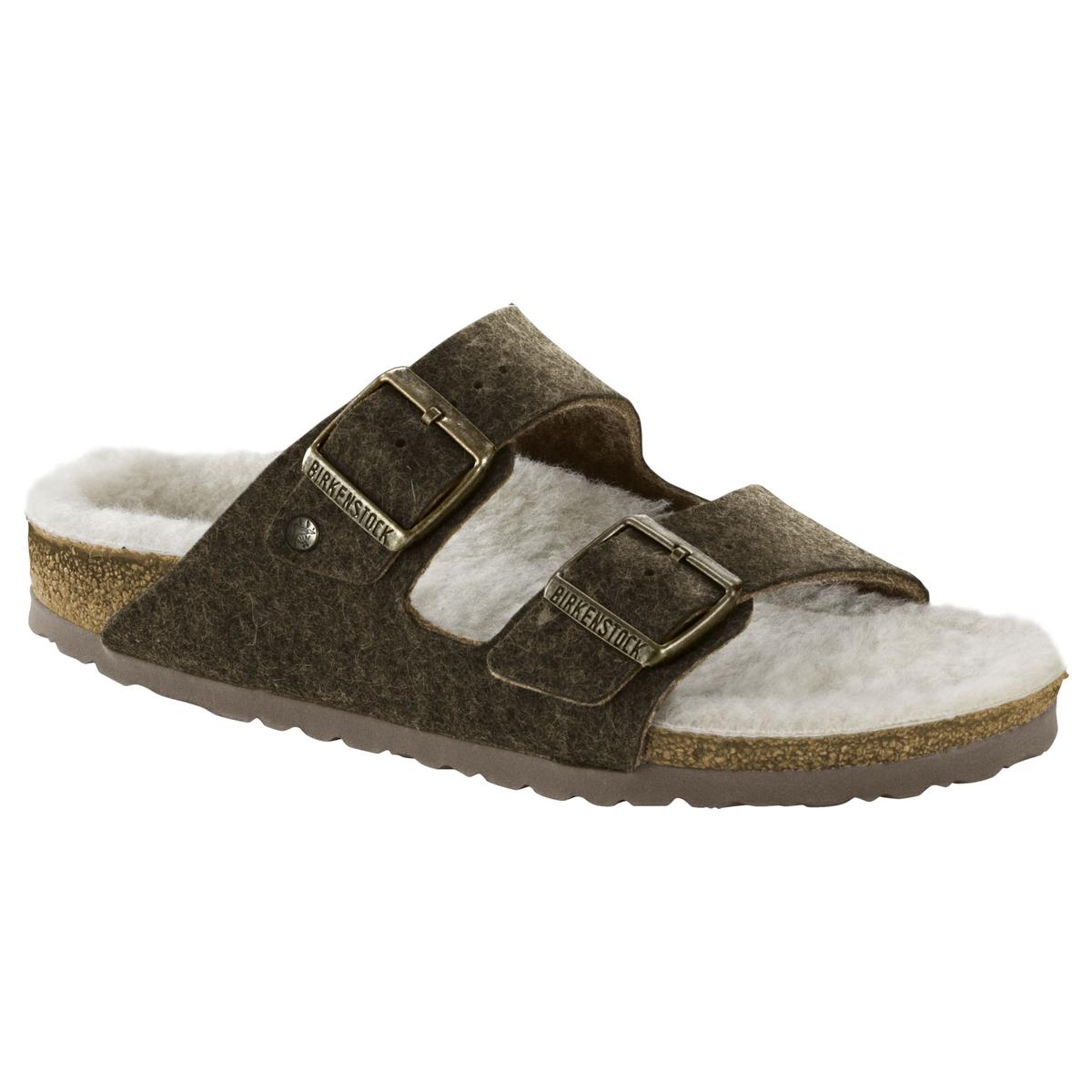 birkenstock happy lamb grey