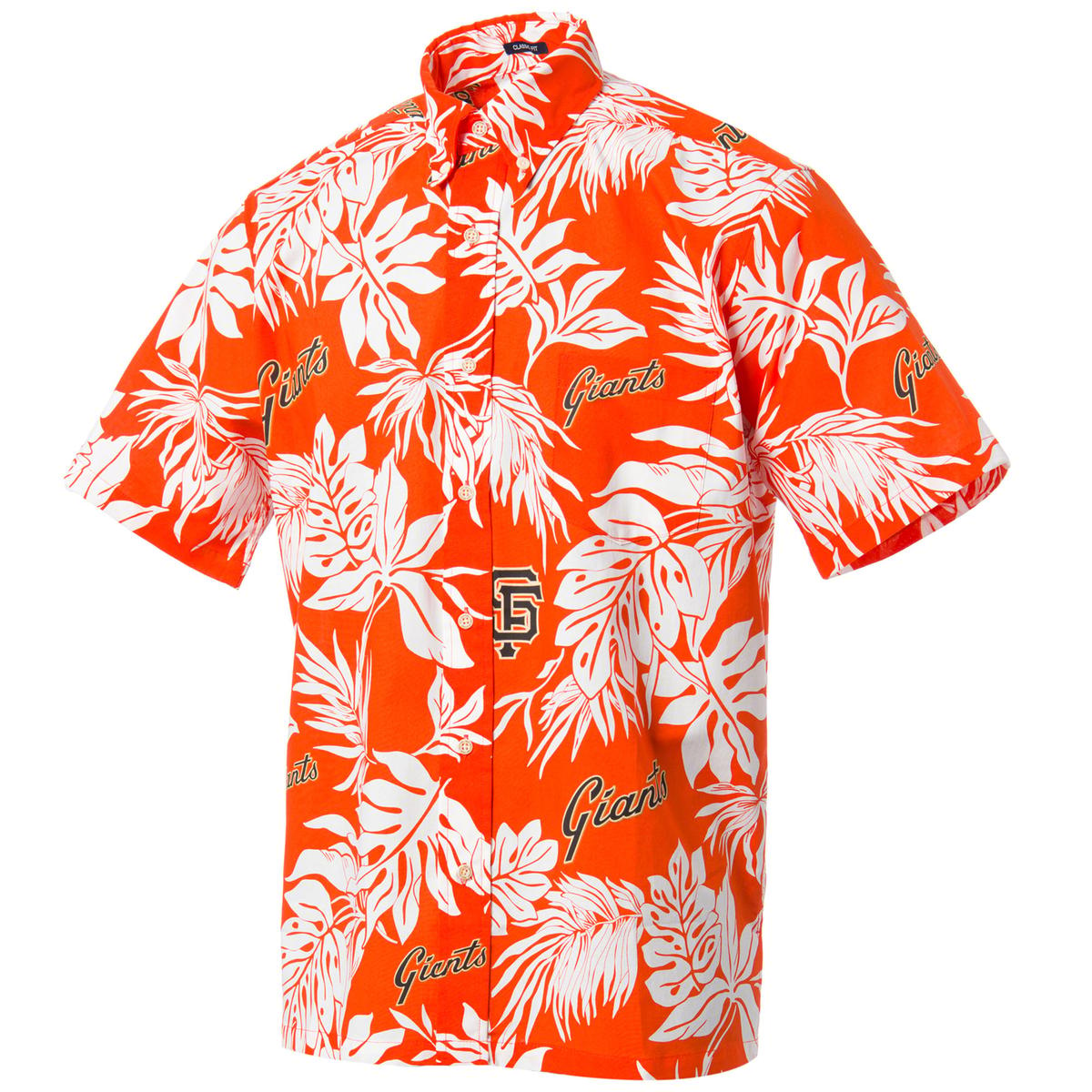 Reyn Spooner Men's San Francisco Giants Aloha MLB Button Front Shirt