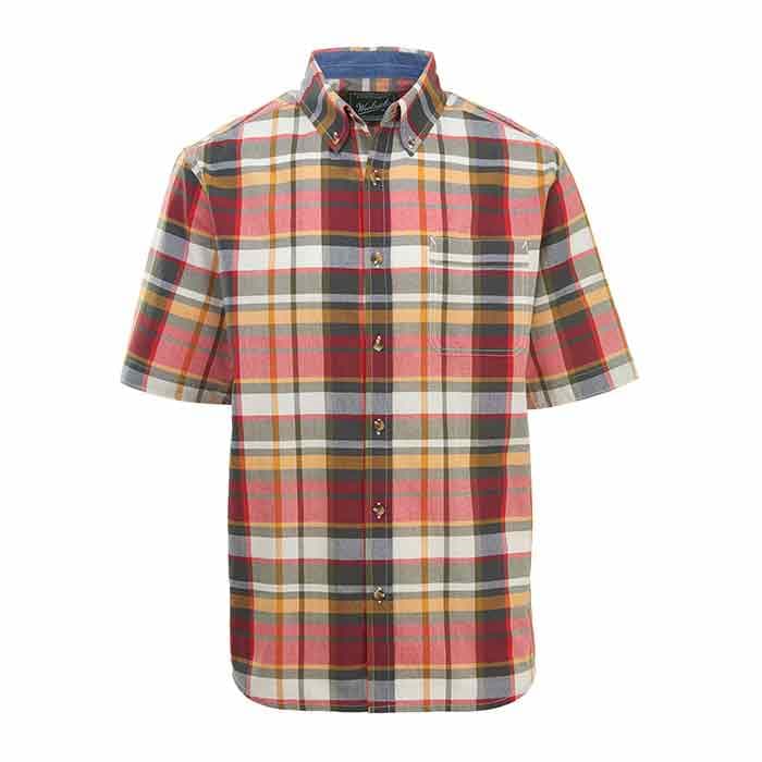 Woolrich Men's Eco Rich Timberline Short Sleeve Shirt Sun & Ski Sports
