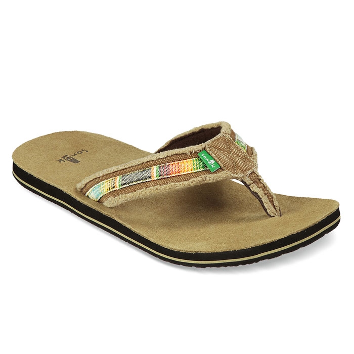 sanuk men's fraid so flip flop