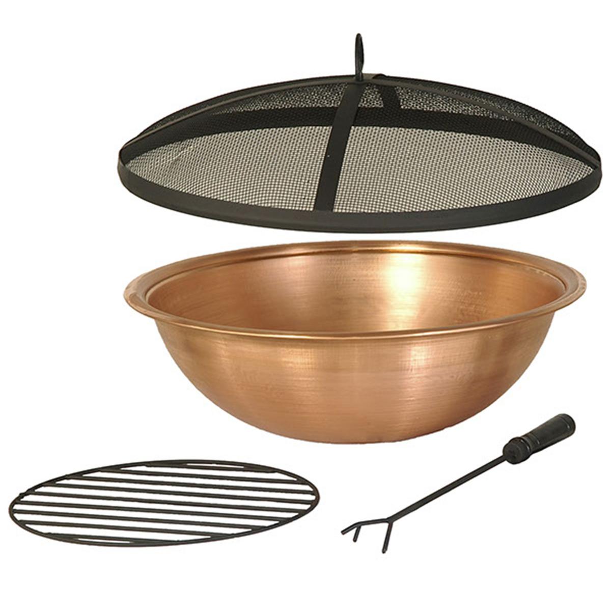 Hanamint Copper Firepit Bowl and Accessories Sun & Ski Sports