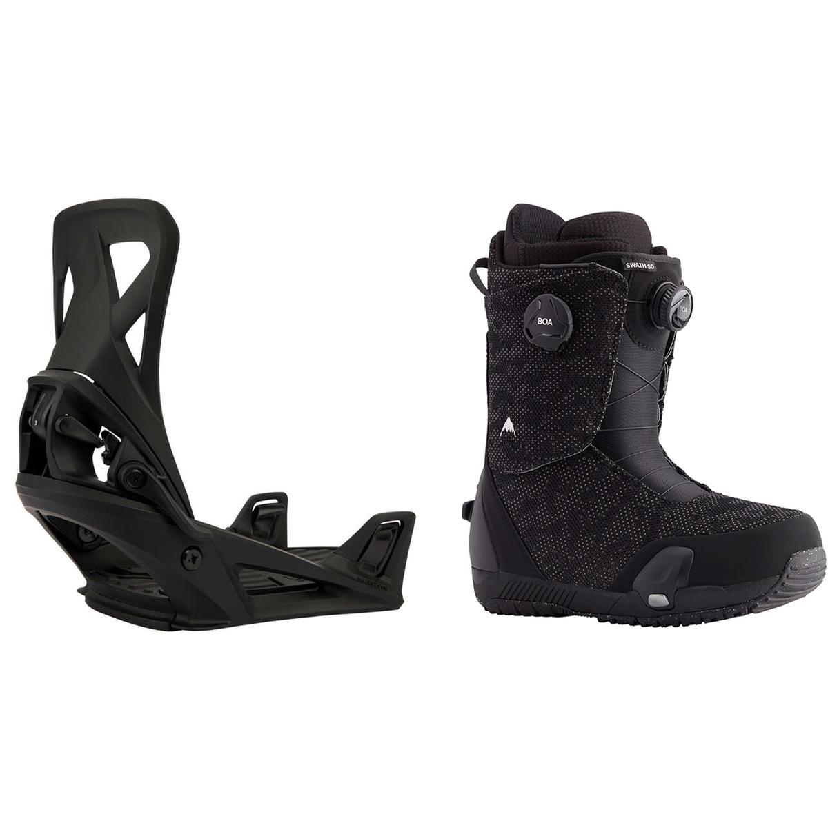 Burton Men's Step On ReFlex Snowboard Bindings + Swath Step On
