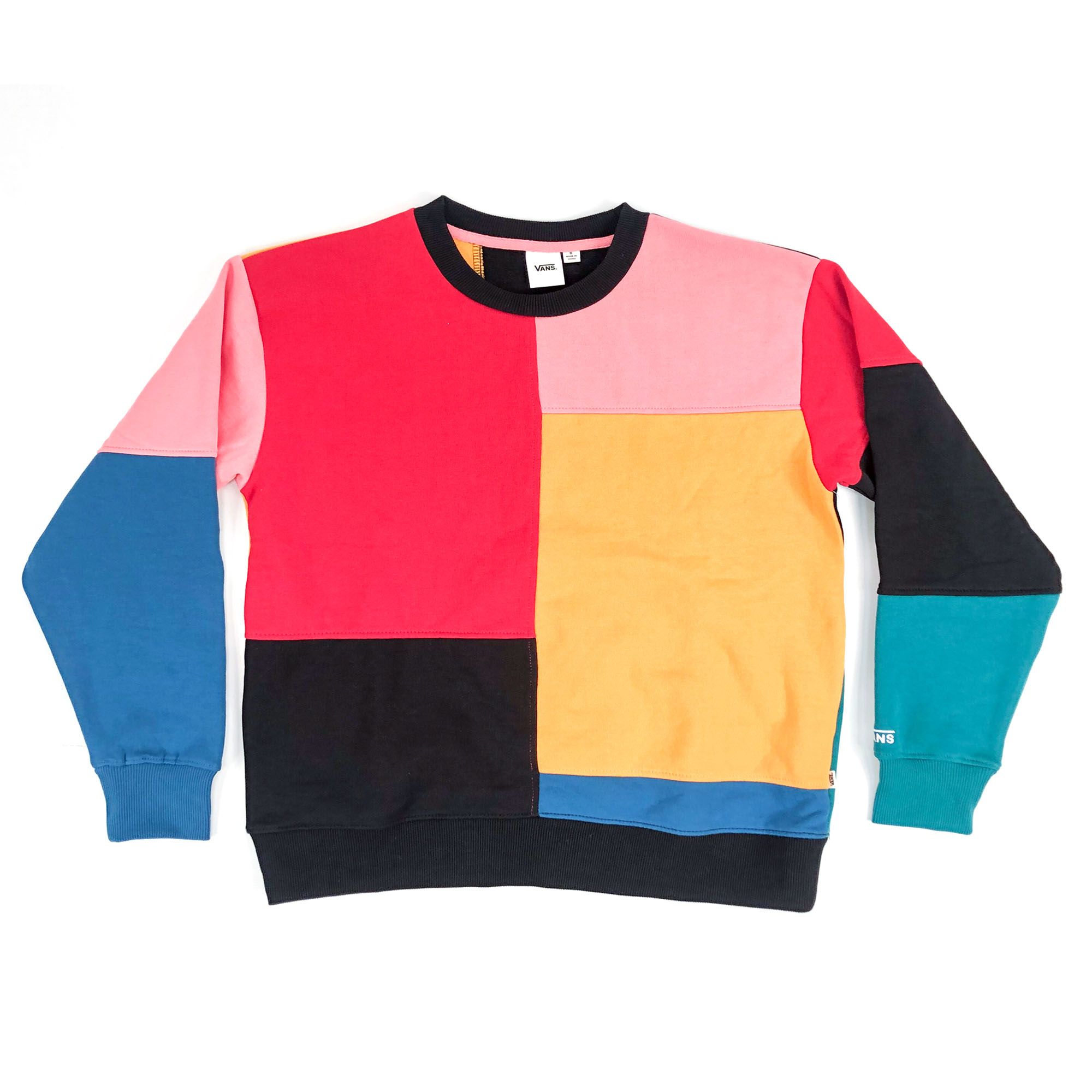 vans patchy crew pullover
