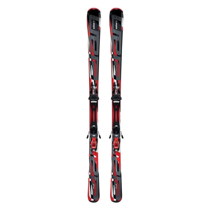 Elan Men's eFlex 4 Red Plate All Mountain Skis with EL 10.0 EP9