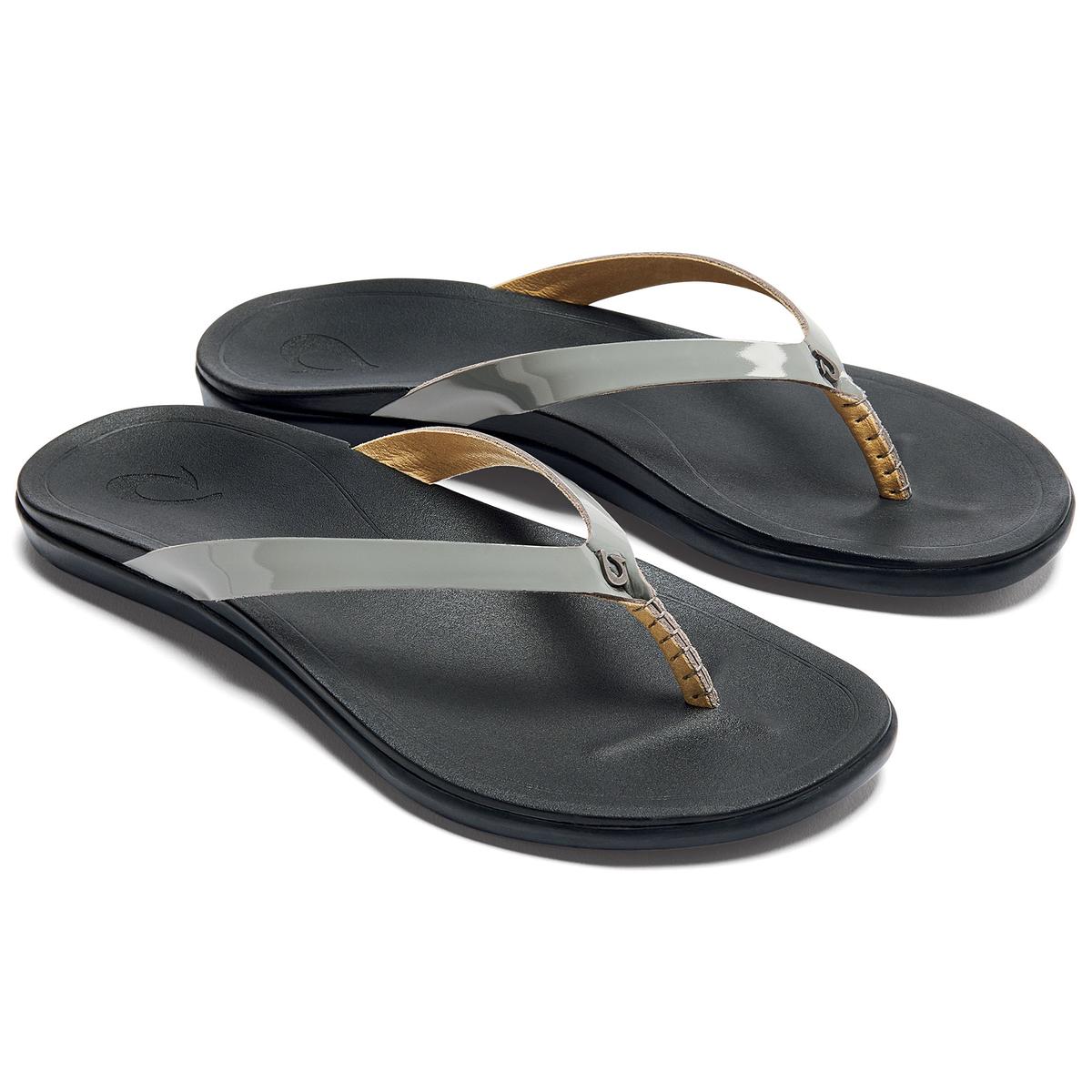OluKai Women's Ho'opio Leather Flip Flops Sun & Ski Sports