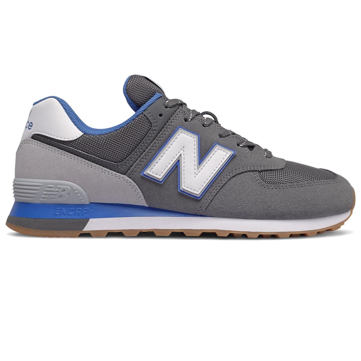 New Balance Men's 574 Running Shoes Lead/Cobalt Sun & Ski Sports