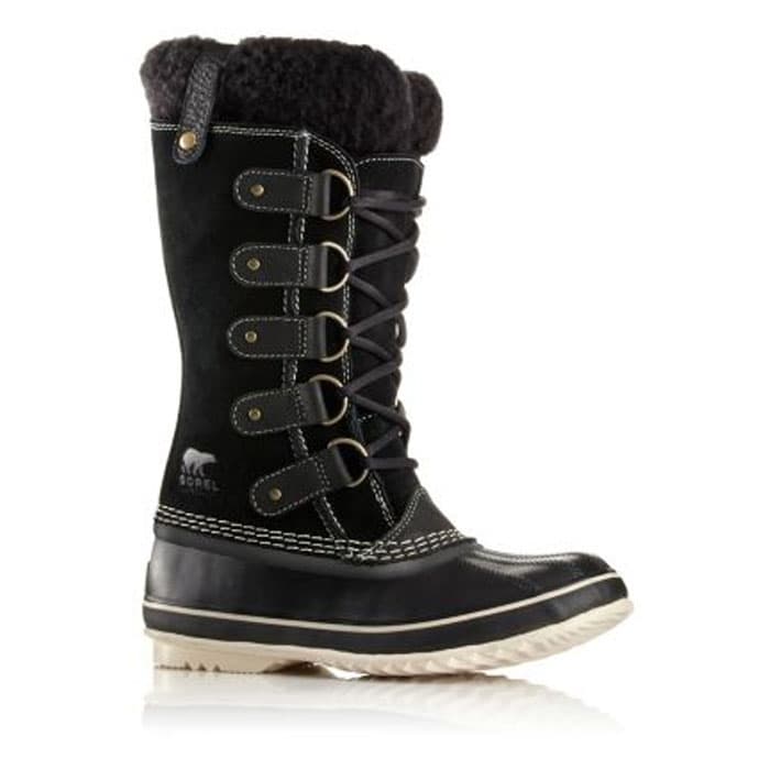 sorel shearling wedge boots