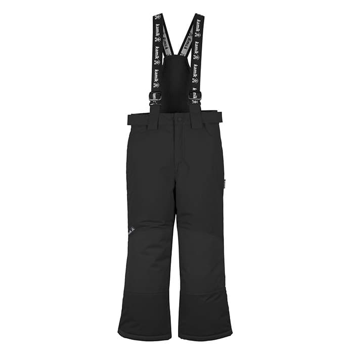 Kamik Boy's Stout Insulated Husky Built Suspender Snow Pants Sun