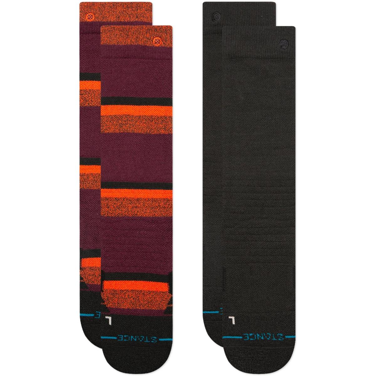 Stance Kids' Medium Poly Snow OTC Socks 2 Pack Sun & Ski Sports