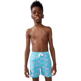 Chubbies Boys' The Domingos Are For Flamingos Classic Lined Swim Trunks