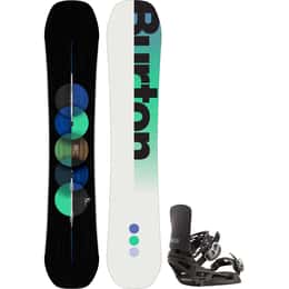 Burton Men's Custom Snowboard + Cartel X EST Bindings Package '25