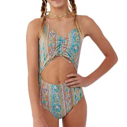 O'Neill Girls' Julie Cinched One Piece Swimsuit