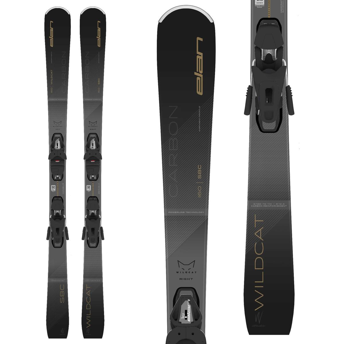 Elan Women's Wildcat S8 C Skis w/ EL 9 Bindings '26