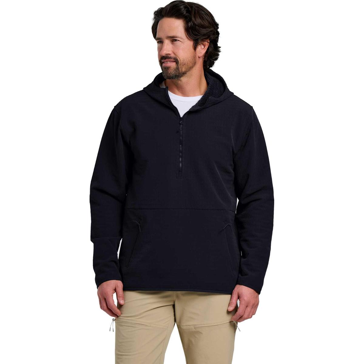 Free Fly Men's Gridback Fleece Half Zip Hoodie