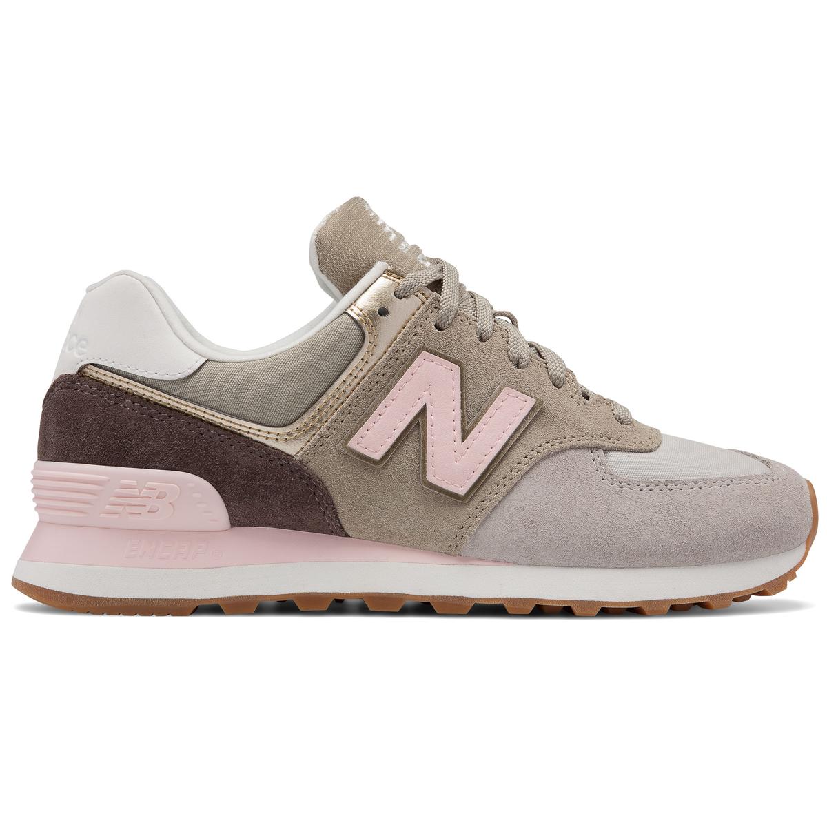 New Balance Women's 574 Metallic Patch Running Shoes Sun & Ski Sports