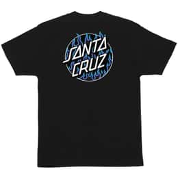 Santa Cruz Men's X Thrasher Flame Dot T Shirt