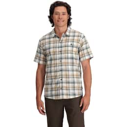 Royal Robbins Men's Redwood Plaid Short Sleeve Shirt