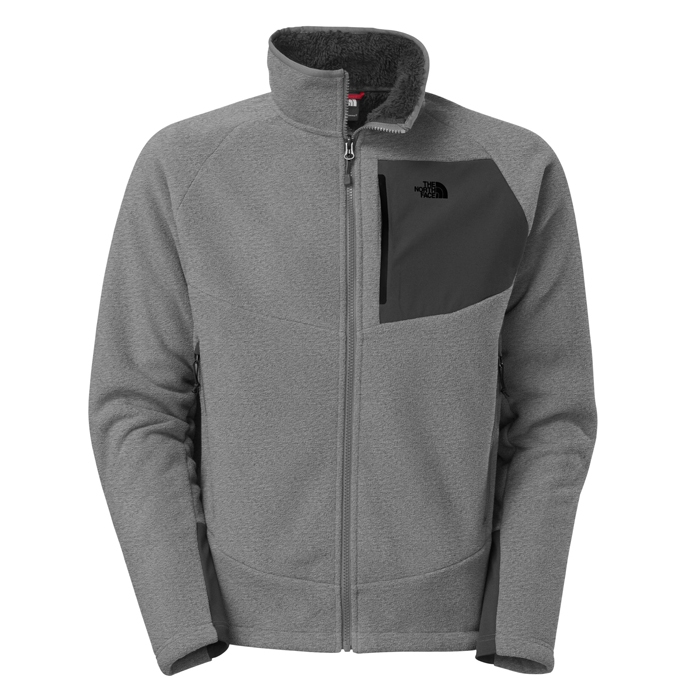 the north face men's chimborazo full zip fleece jacket black