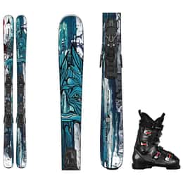 Atomic Men's Bent 85 R Skis with Marker M 10 GW Bindings + Hawx Prime 90 Ski Boots Snow Ski Package