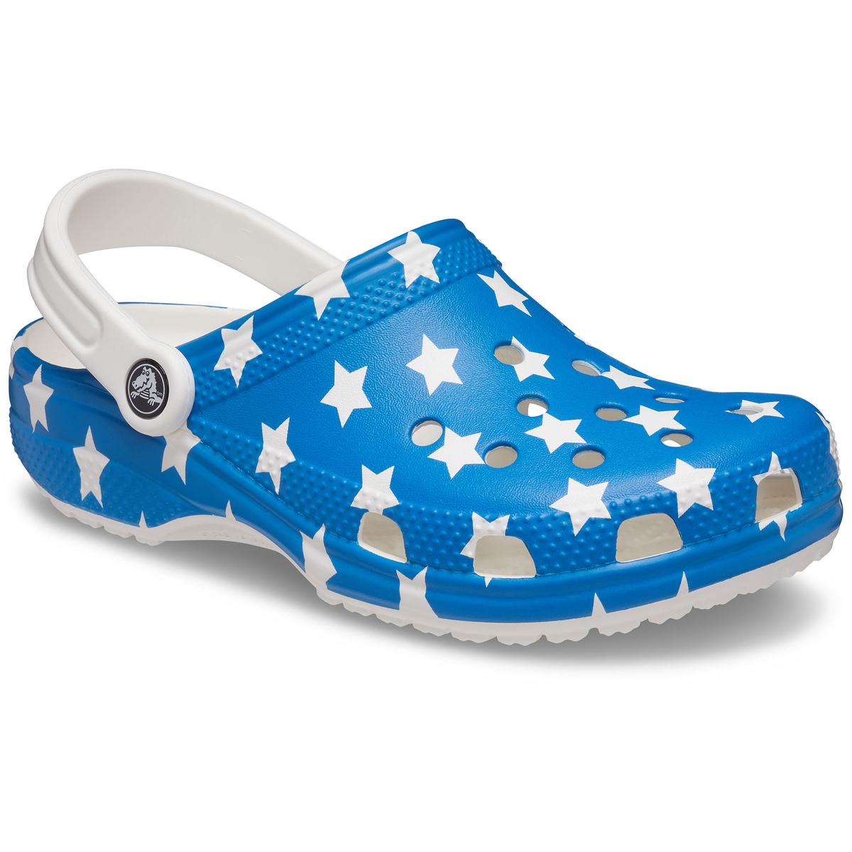 mens flag crocs