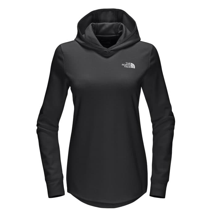 the north face waffle hoodie