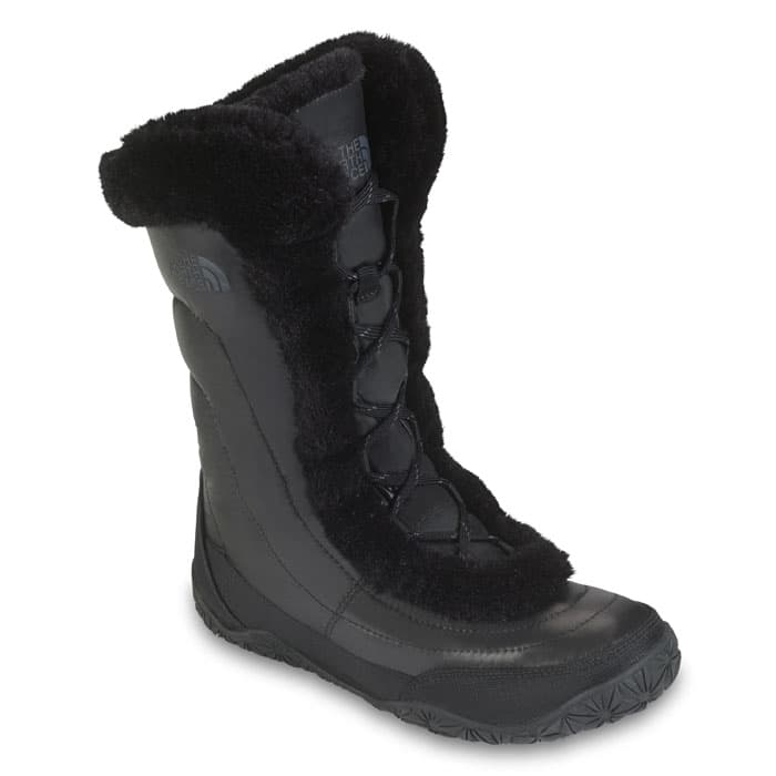 the north face nuptse apres down insulated booties in cream