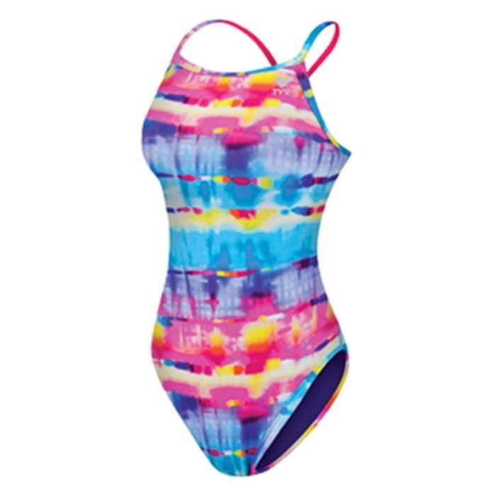 Tyr Solid Diamondback Female Youth (Navy II, 20 - View #3