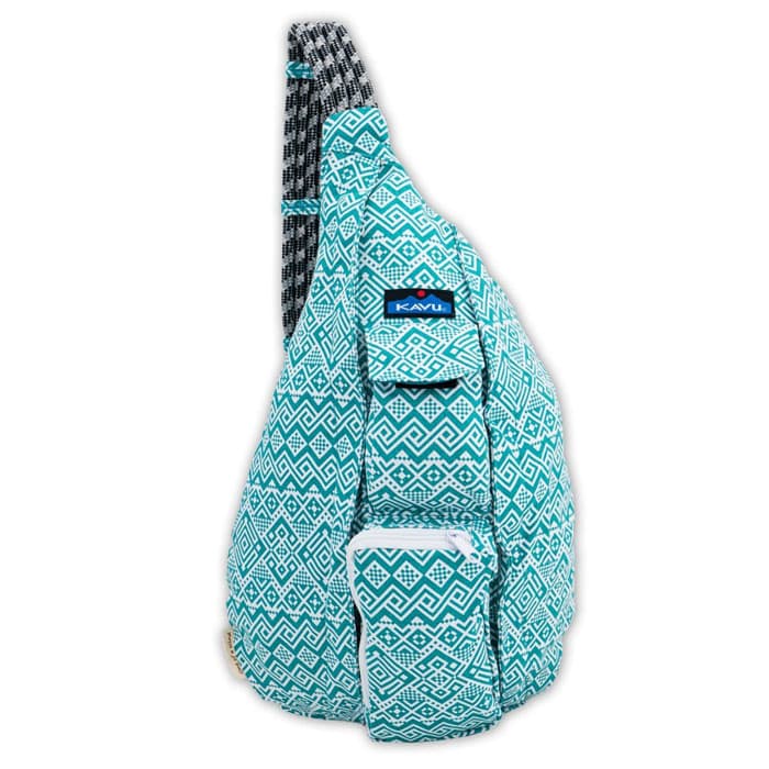 Kavu Women s Rope Bag Backpack Teal Quilt Sun Ski Sports