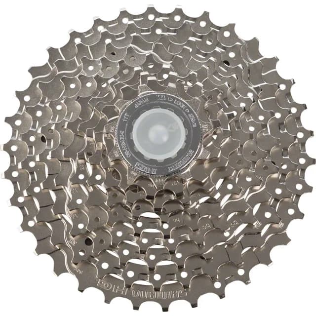 Shimano HG400 9 Speed Cassette and HG53 112 Links 9 Speed Bike Chain