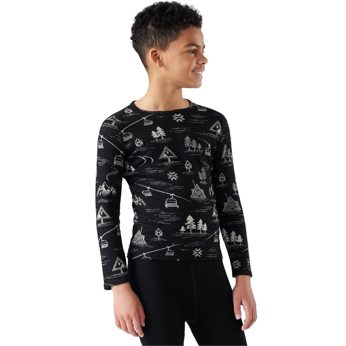 Smartwool Kids' Classic Thermal Merino Base Layer Crew Shirt