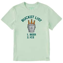 Life Is Good Men's Bucket List T Shirt