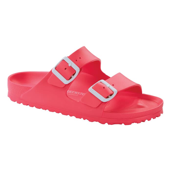 coral birkenstocks