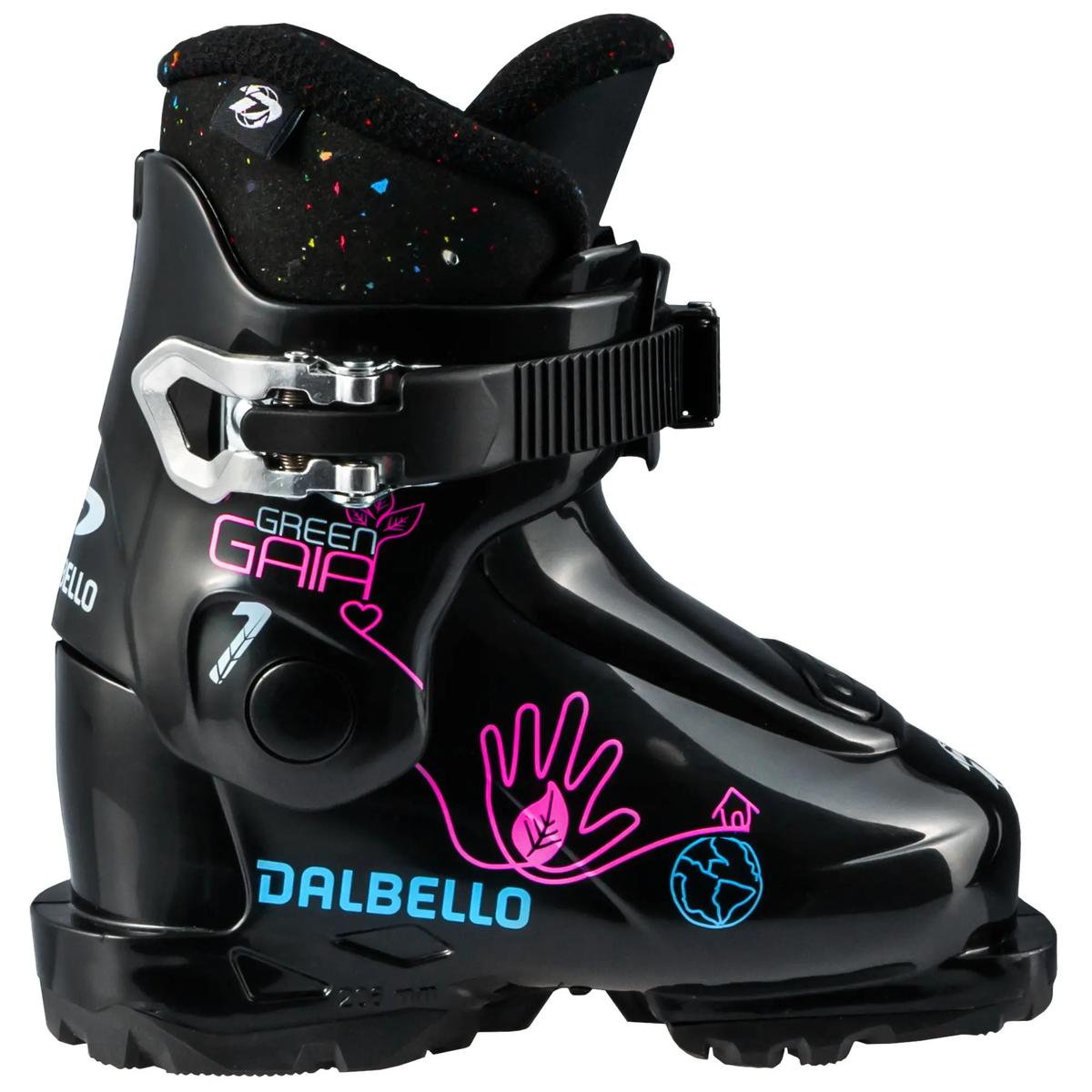 Dalbello Girls Green Gaia 1.0 GripWalk Ski Boots 24