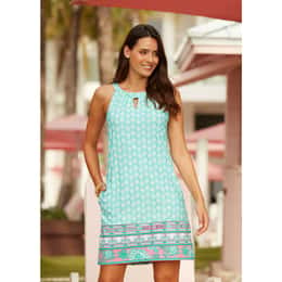 Cabana Life Women's Cote D' Azur Sleeveless Shift Dress