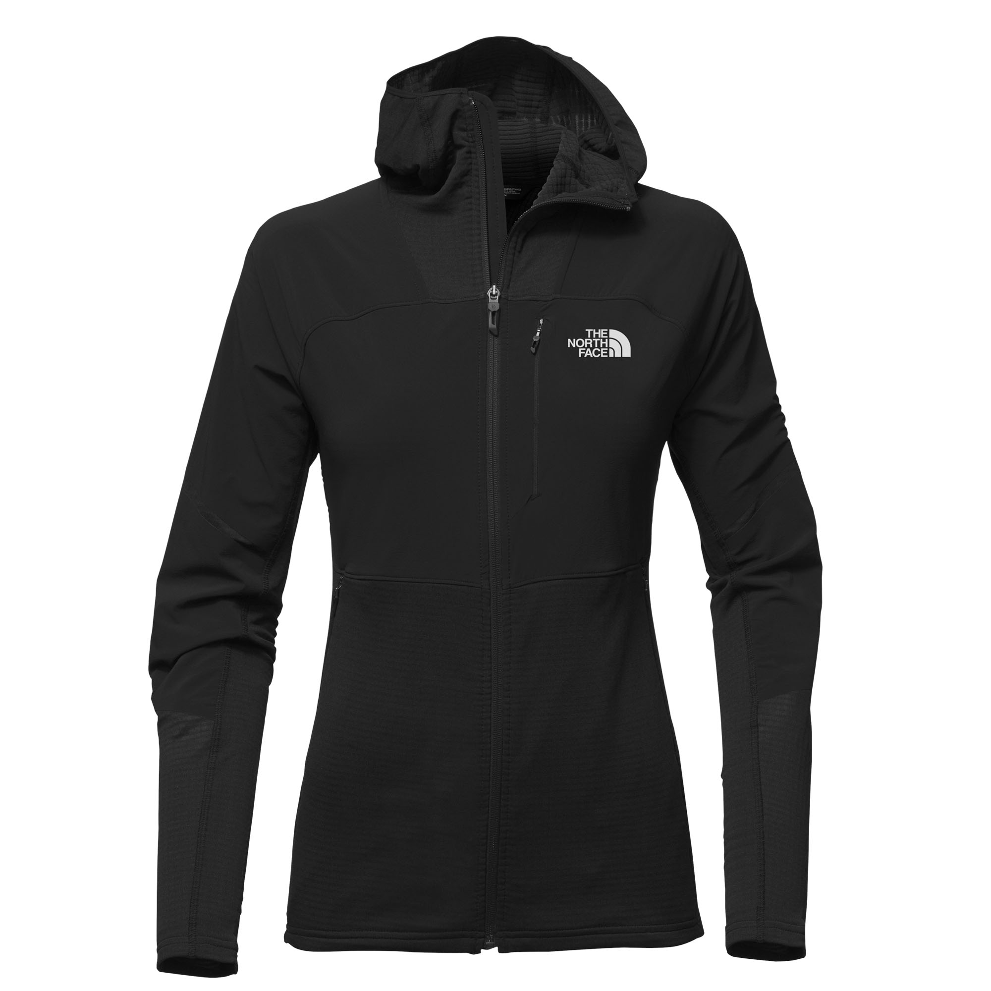 the north face men's progressor power grid fleece hoodie