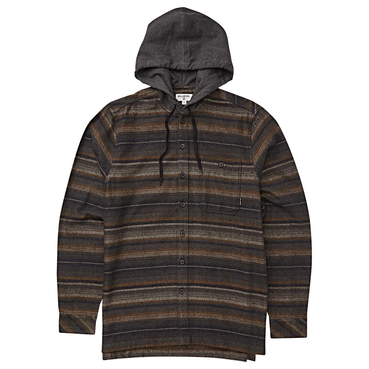 Billabong Men's Baja Flannel Hoodie Shirt Sun & Ski Sports