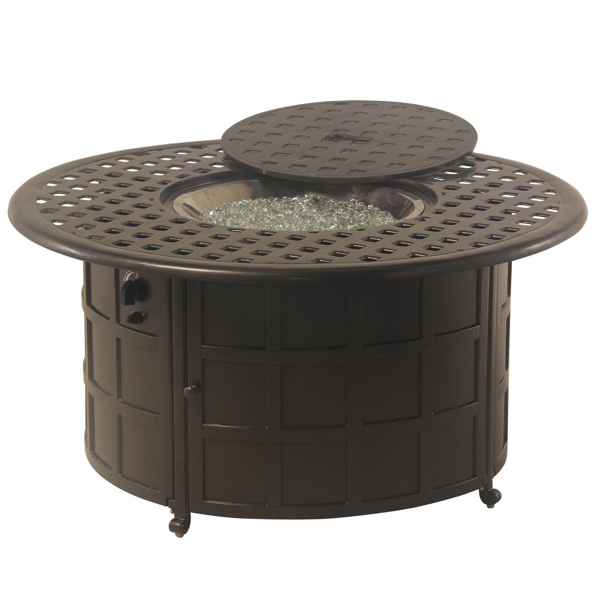 Hanamint Metro 48" Round Fire Pit Table Sun & Ski Sports